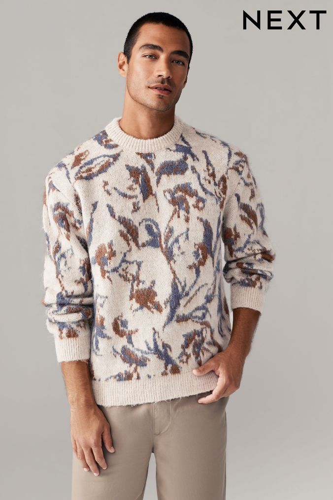 Buy Natural Print Jumpers Online Next UK