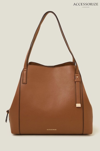 Accessorize Brown Bucket Shoulder Bag (E65238) | £40