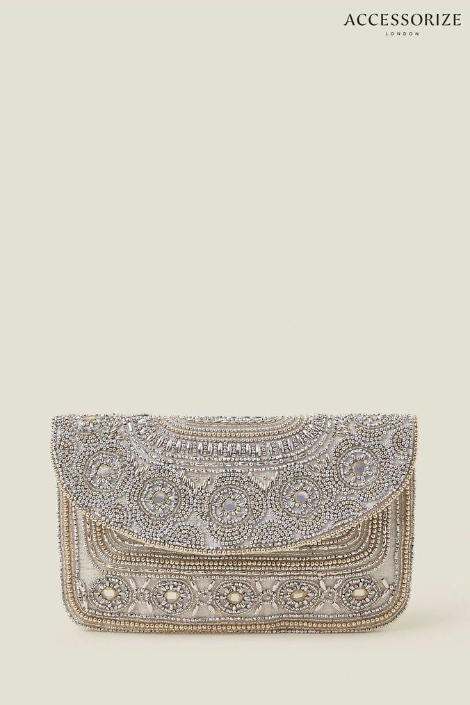 Silver Clutch Bag Silver Clutches for Women Next Official