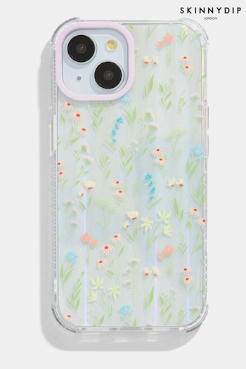 Skinnydip Green Wildflower Posie Shock iPhone 13 Case (E65406) | £24