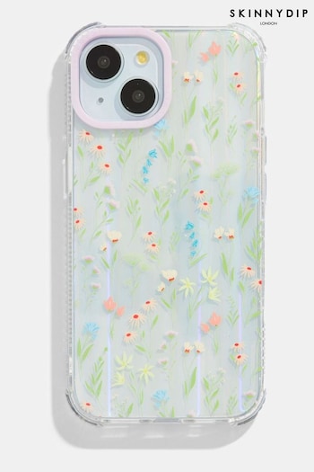 Skinnydip Green Wildflower Posie Shock iPhone 14 Plus Case (E65454) | £24