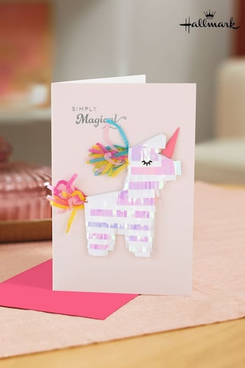 Hallmark Multi Birthday Card Unicorn Piñata Design (E65811) | £7