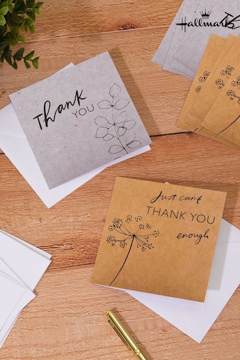 Hallmark Multi Thank You In 2 Classic Designs Cards 10 Pack (E65820) | £4