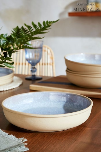 Portmeirion Aquamarine Minerals Medium Set of 4 Pasta Bowls (E65970) | £68