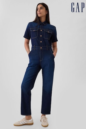 Gap Blue Denim Jumpsuit (E66056) | £65