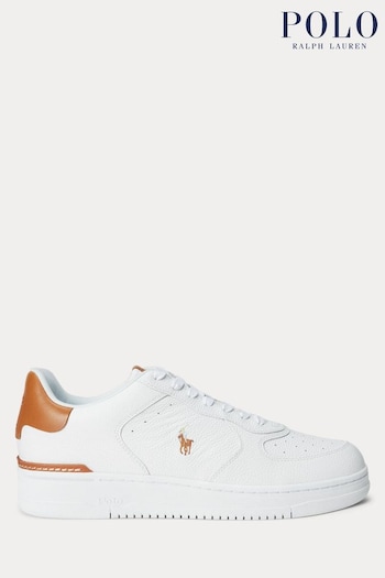 Polo office-accessories Ralph Lauren Masters Court Leather Trainers (E66306) | £130