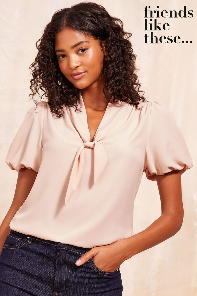 Buy Women s White Occasionwear Short Sleeve Tops Online Next UK