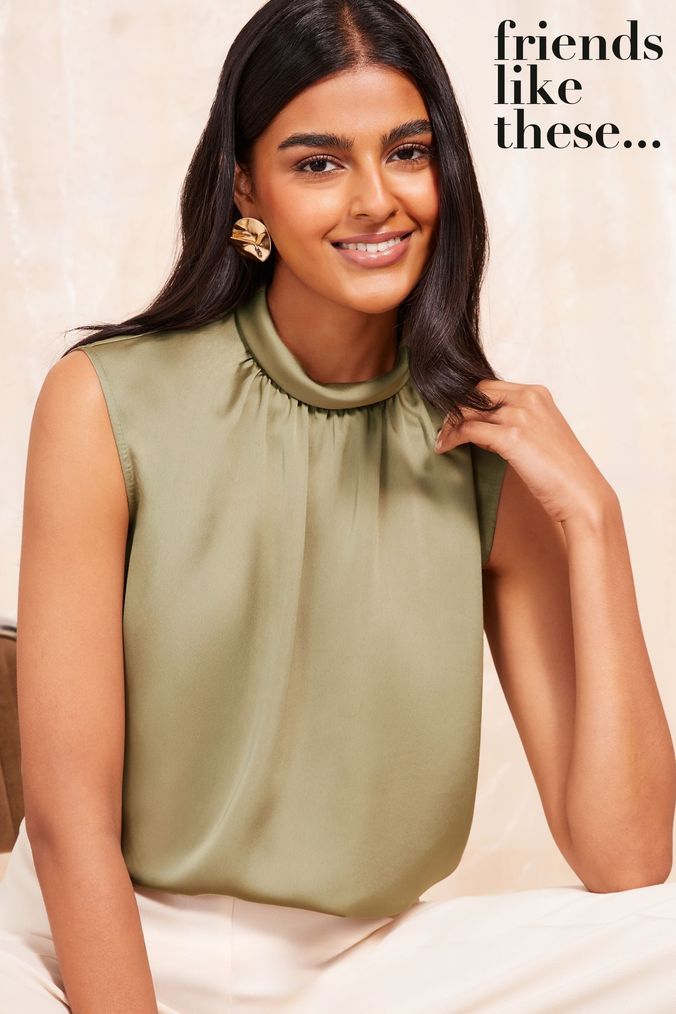 Party wear sleeveless tops top