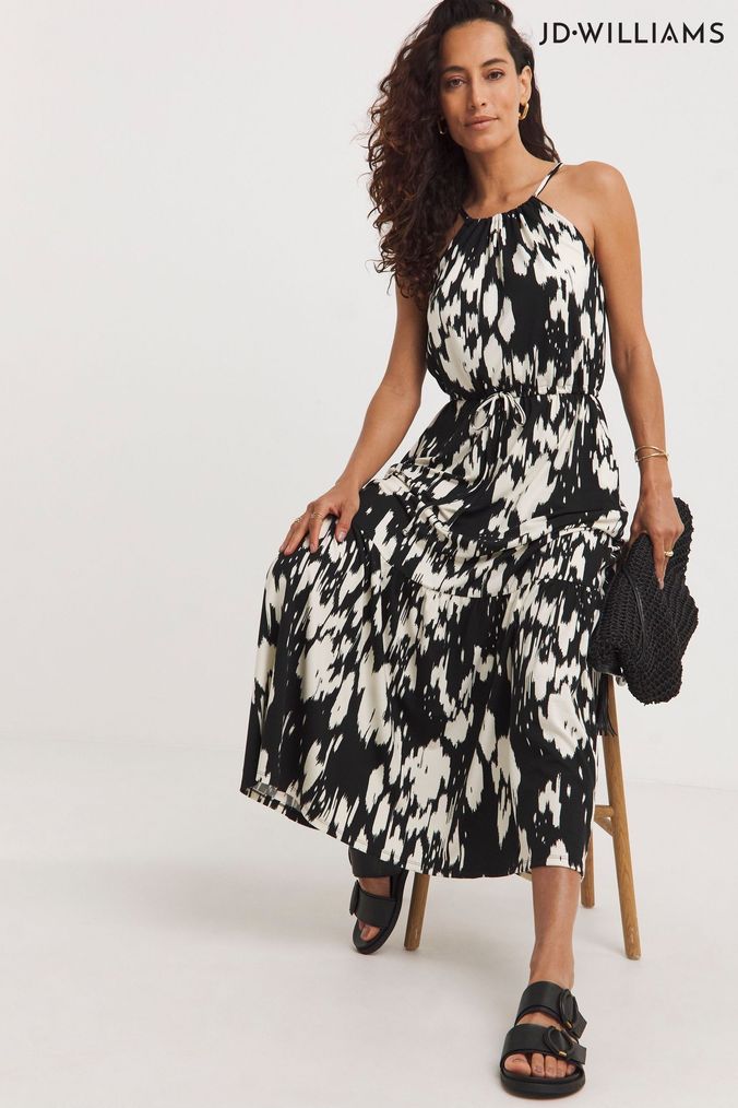 Jd williams black and white dresses clearance