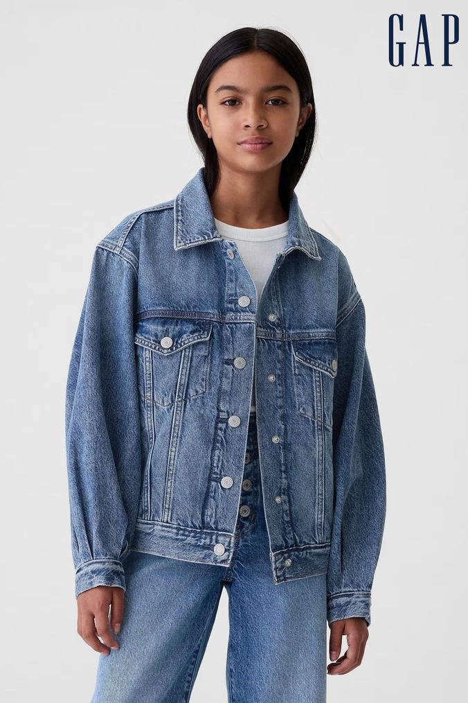 Gap girls jean jacket clearance