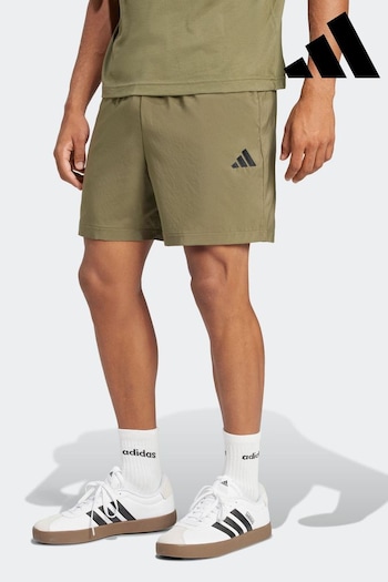 adidas Green Small Essentials Logo Chelsea Shorts (E67450) | £23