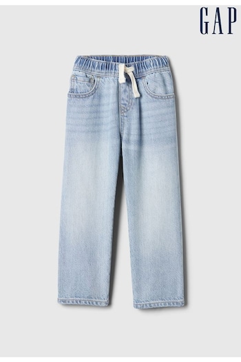 Gap Blue UltraSoft Pull On Baggy Jeans (6mths-5yrs) (E67521) | £25