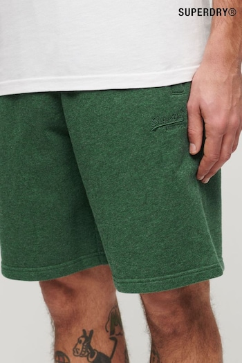 Superdry Green Essential Logo Jersey shorts Vaqueros (E67913) | £40