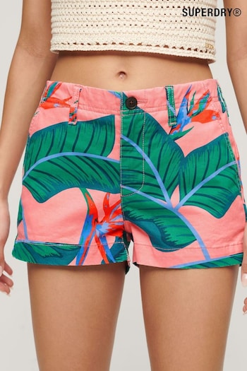 Superdry Pink Chino Hot Alessandra shorts (E67916) | £40