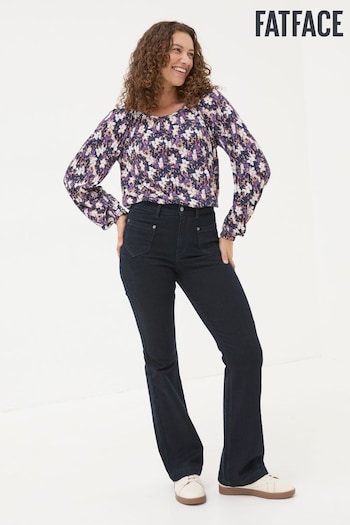 FatFace Lily Multi Floral Top (E68039) | £39.50