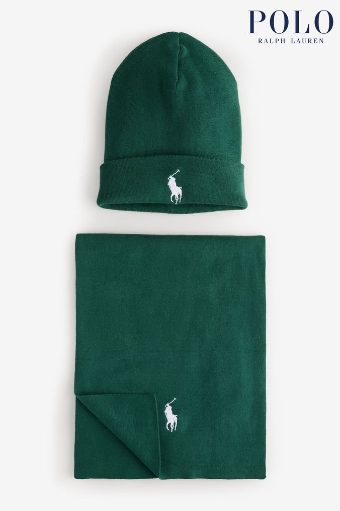 Buy Men s Polo Ralph Lauren Green Hats Online Next UK