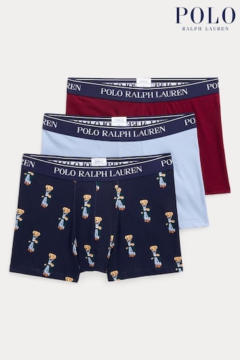 Polo Ralph Lauren Stretch Cotton 3 Pack Boxers (E68132) | £50