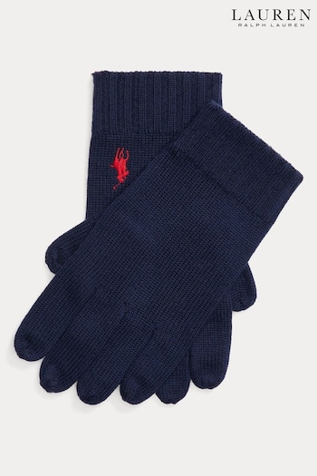 Polo Ralph Lauren Signature Pony Wool Gloves (E68146) | £75