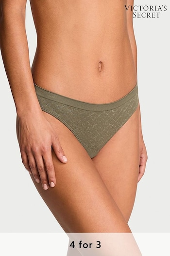 Victoria's Secret Olive Green Thong Knickers (E68556) | £9