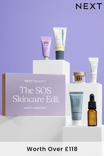 The SOS Skincare Edit: Anti-Ageing Beauty Box (Worth Over £118) (E69075) | £20