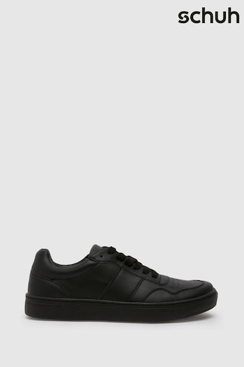 Schuh West Lace Black Trainers (E69227) | £40