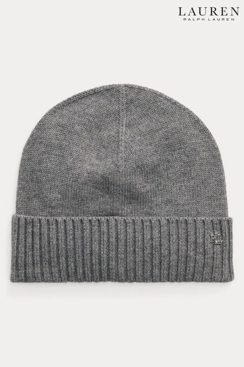 Lauren Ralph Lauren Polyester Blend Beanie Hat (E69864) | £59