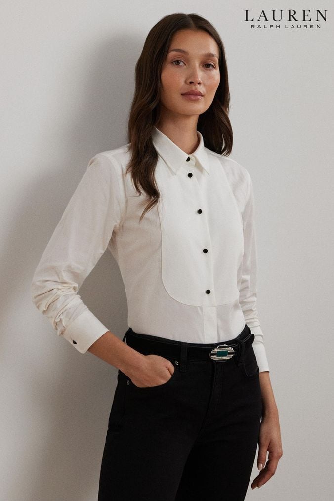 Womens white ralph lauren shirt online