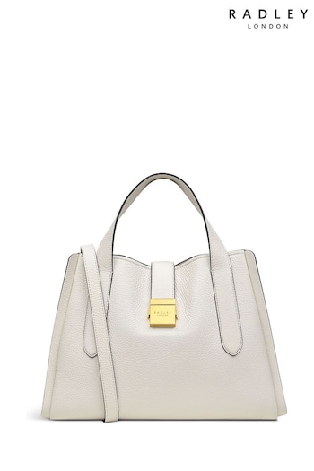 Radley London Sloane Street Medium Ziptop Grab White Bag (E69934) | £279