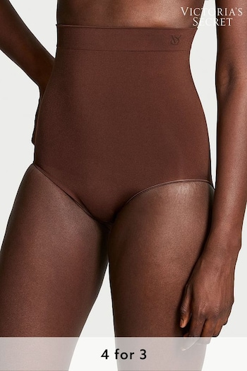 Victoria's Secret Ganache Nude Brief Seamless Shaping™ High Waist Knickers (E70358) | £25