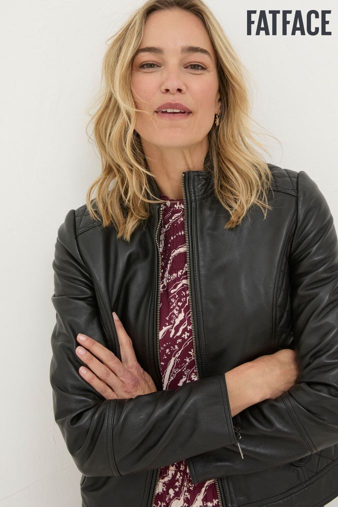 Women s Casual Leather Jackets Women s Biker Jacket Next Official Site