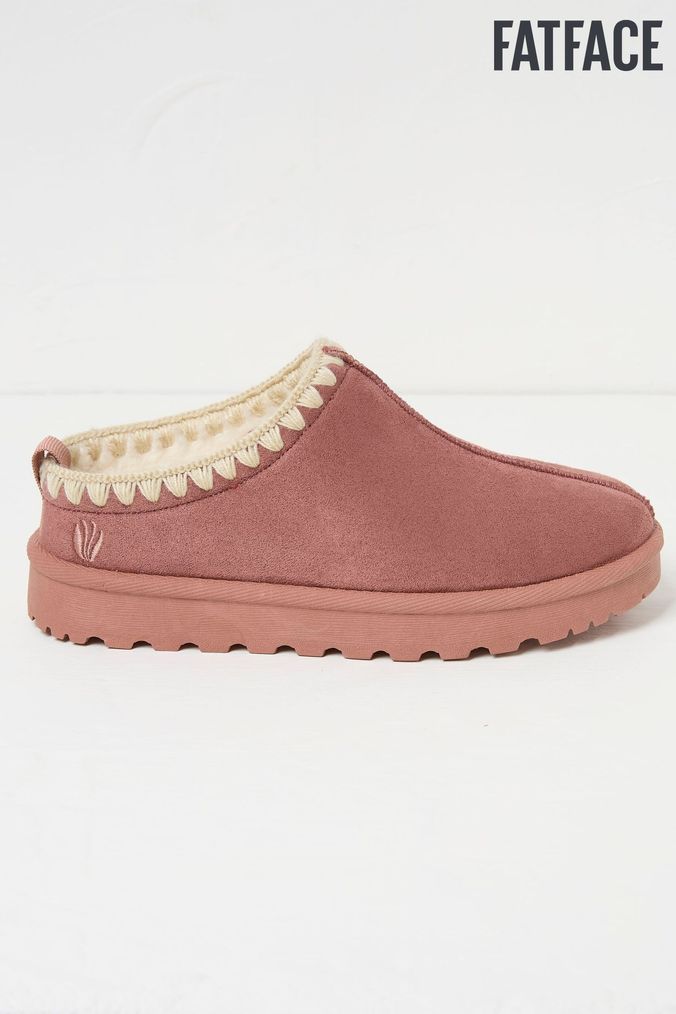 Buy Women s Slippers Pink FatFace Online Labo franceShops