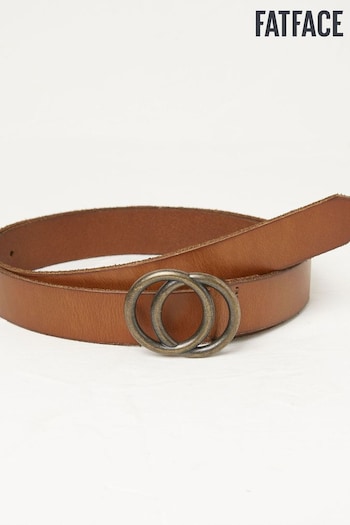 FatFace Jean Brown Double Circle Belt (E70603) | £29.50