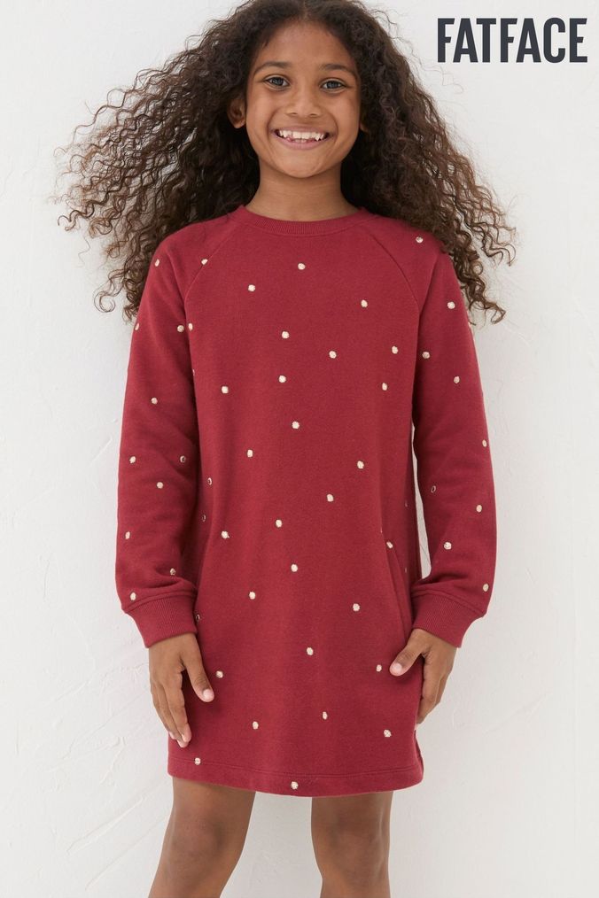 Next girls red dress cheap