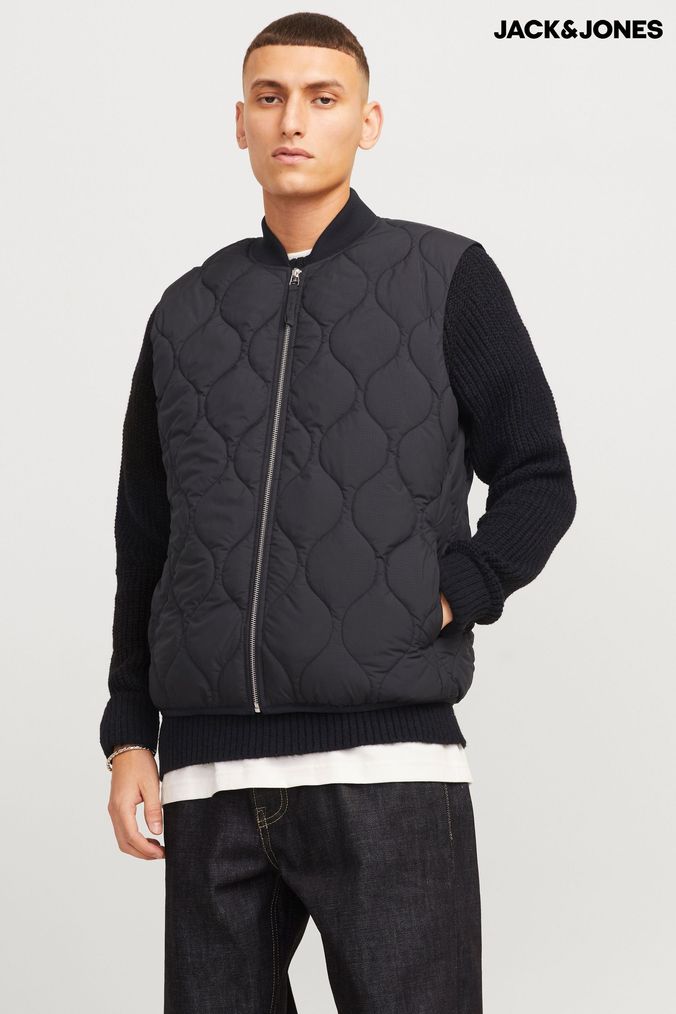Buy Men s Gilets Jack Jones Coatsandjackets Online Next UK