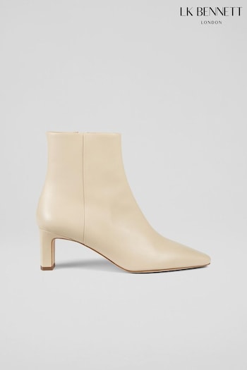 LK Bennett Natural Margaux Sand Ankle Taupe boots (E70845) | £399