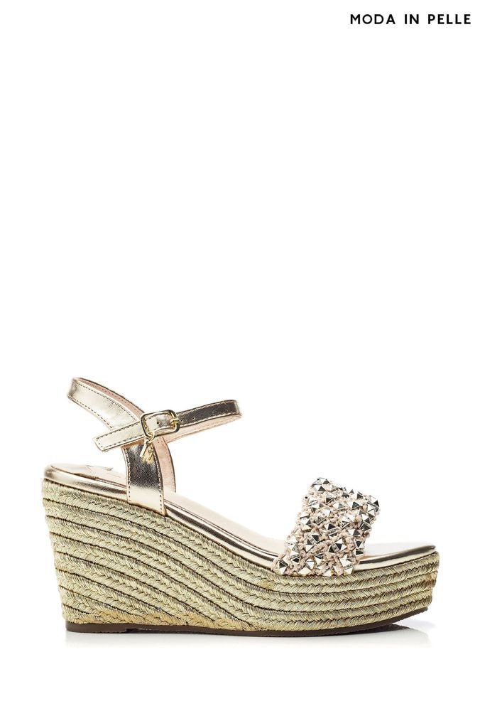 Next gold wedge sandals sale