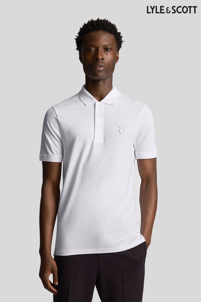 Buy Men s Lyle Scott White Polo Shirts Tops Online Next UK
