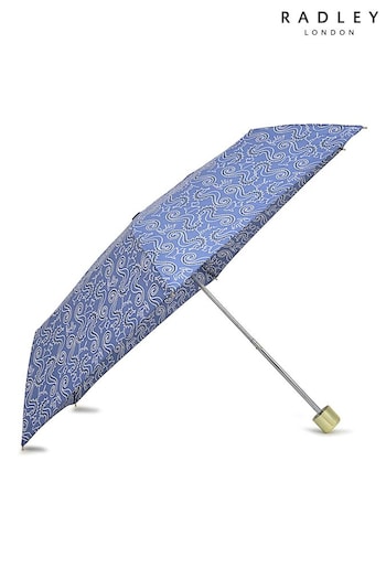 Radley London Blue Seahorse Responsible Handbag Umbrella (E71270) | £30