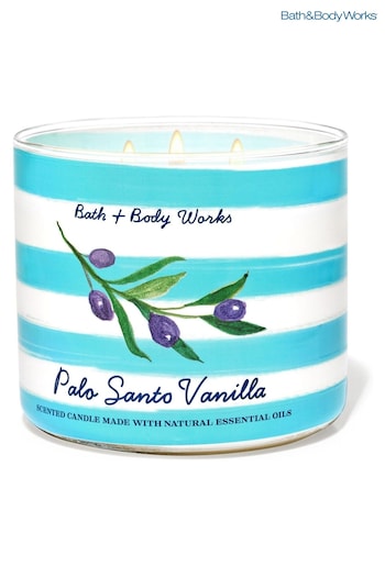 Bath & Body Works Palo Santo Vanilla 3-Wick Candle 14.5 oz / 411 g (E71363) | £29.50