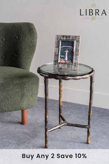 Libra Black Opera Tall Side Table (E71517) | £200