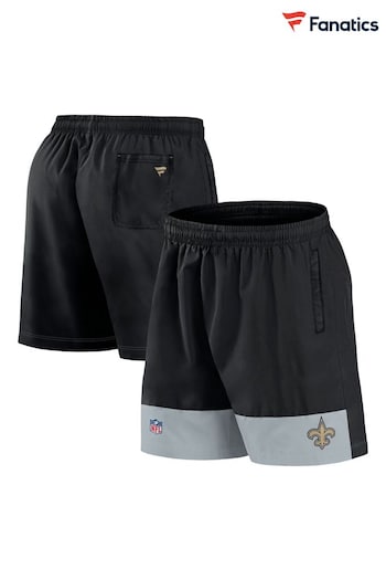 Fanatics NFL New Orleans Saints Woven Black Shorts (E72113) | £35