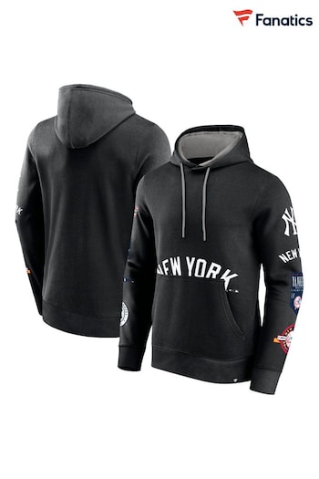 Fanatics MLB New York Yankees Fundamental Pullover Black Hoodie (E72145) | £60