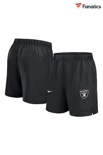 Fanatics NFL Las Vegas Raiders Woven Victory Black Shorts (E72182) | £45