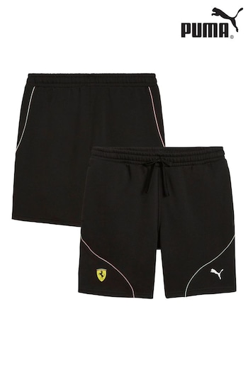 Puma Black F1 Scuderia Ferrari Race Sweat Shorts (E72187) | £66