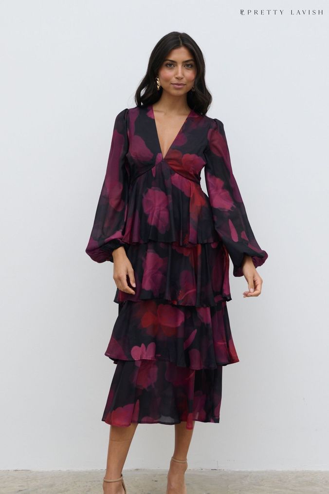 Pretty midi dresses cheap