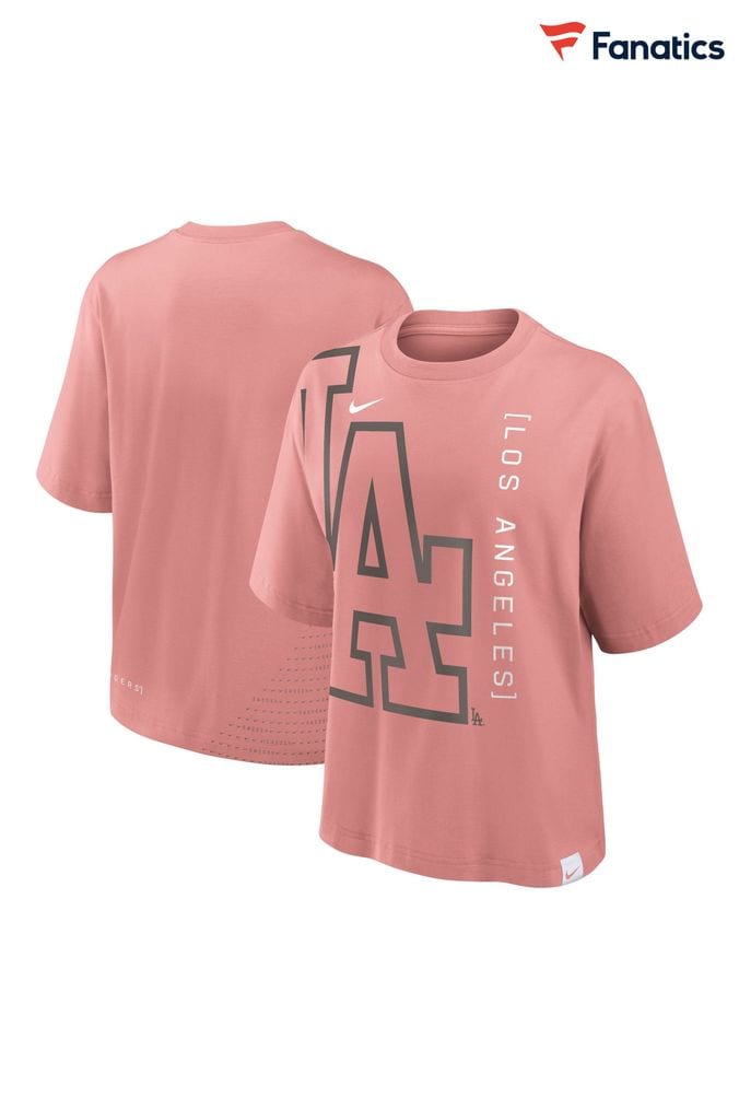 Buy Women s T Shirts Los Angeles Dodgers Pink Online Next UK
