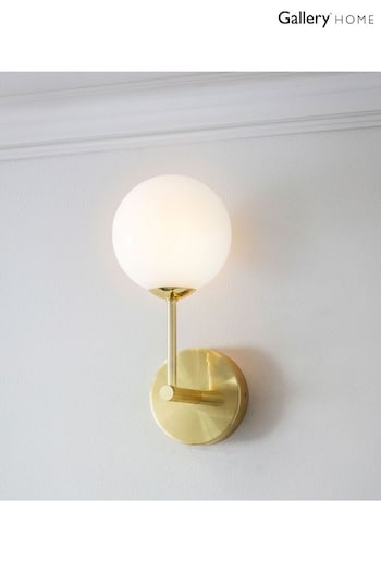 Gallery Home Brushed Gold Springfield Wall Light (E72710) | £38
