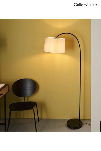 Gallery Home Black York Floor Lamp (E72721) | £113