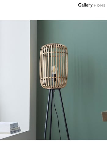 Gallery Home Natural Bamboo Imperial Floor Light (E72731) | £94