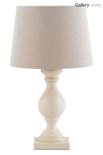 Gallery Home Ivory Dakota Table Lamp (E72748) | £80